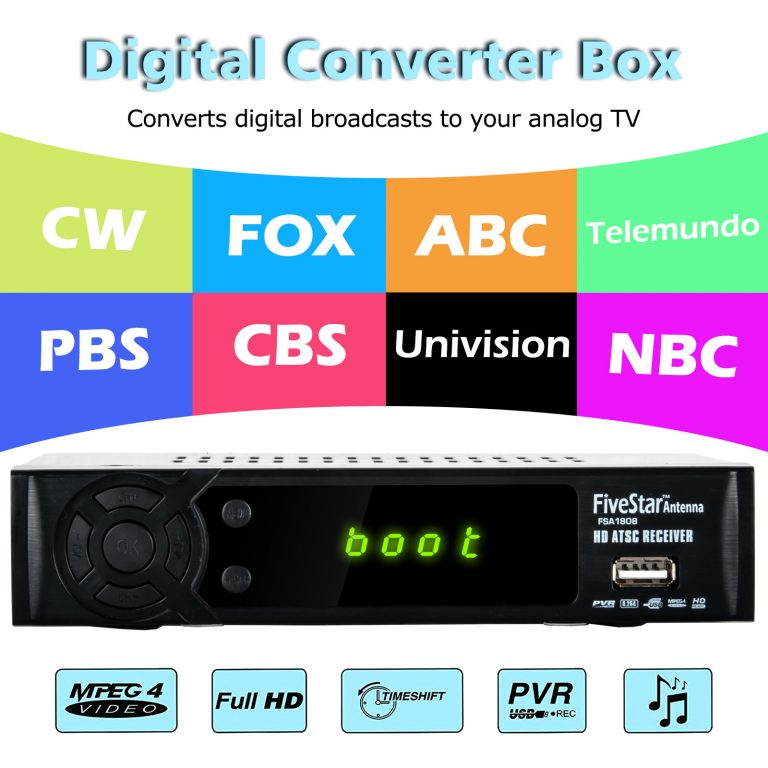 Five Star FSA-1808 HD 1080P TV Video Recorder Converter Box USB Port - Image 3