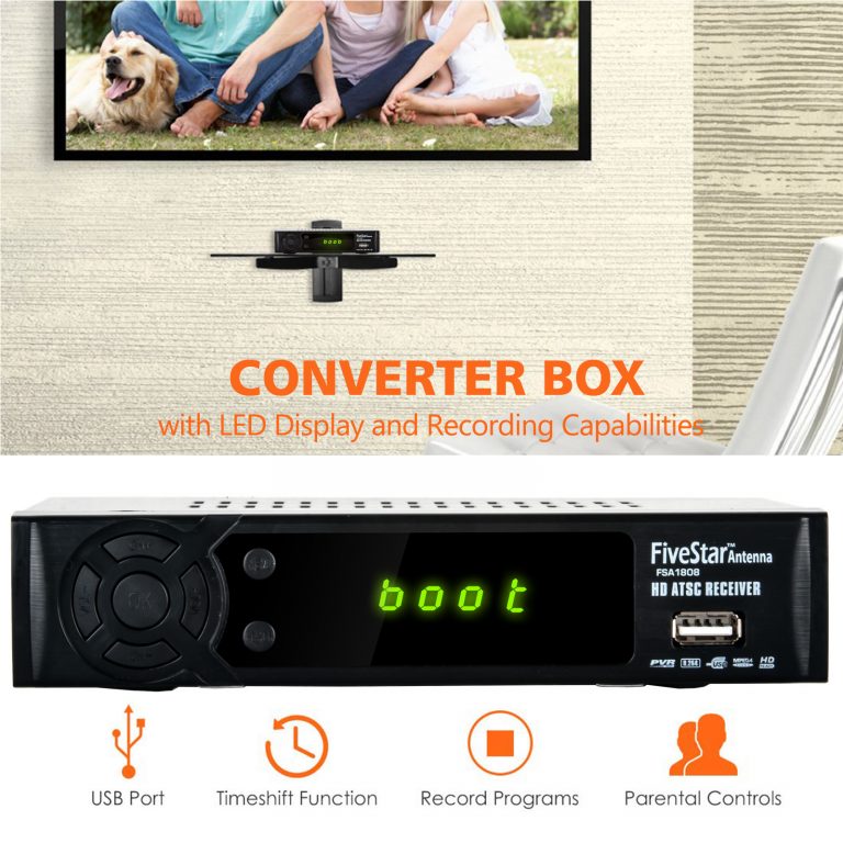 Five Star FSA-1808 HD 1080P TV Video Recorder Converter Box USB Port - Image 4
