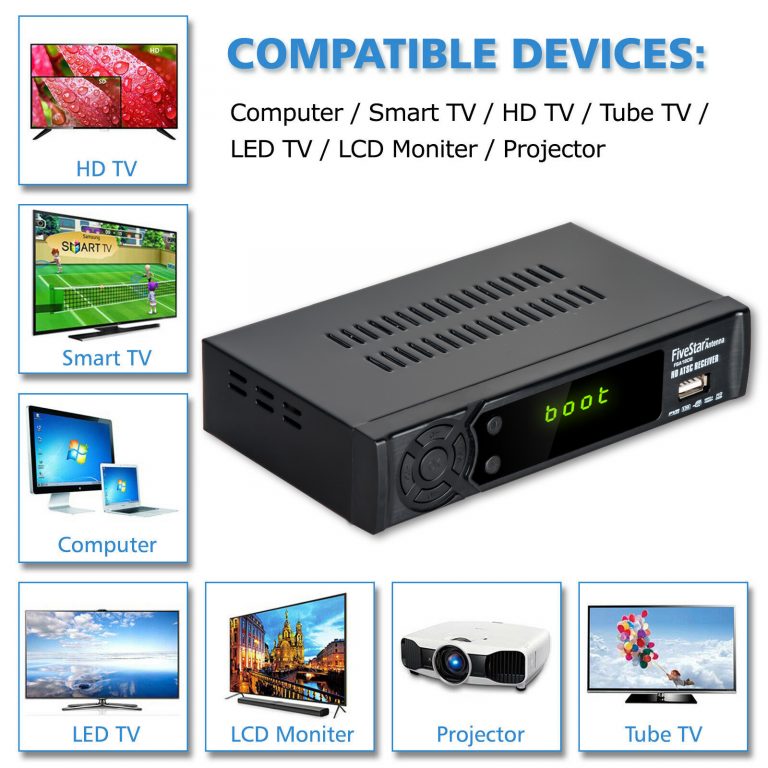 Five Star FSA-1808 HD 1080P TV Video Recorder Converter Box USB Port - Image 7