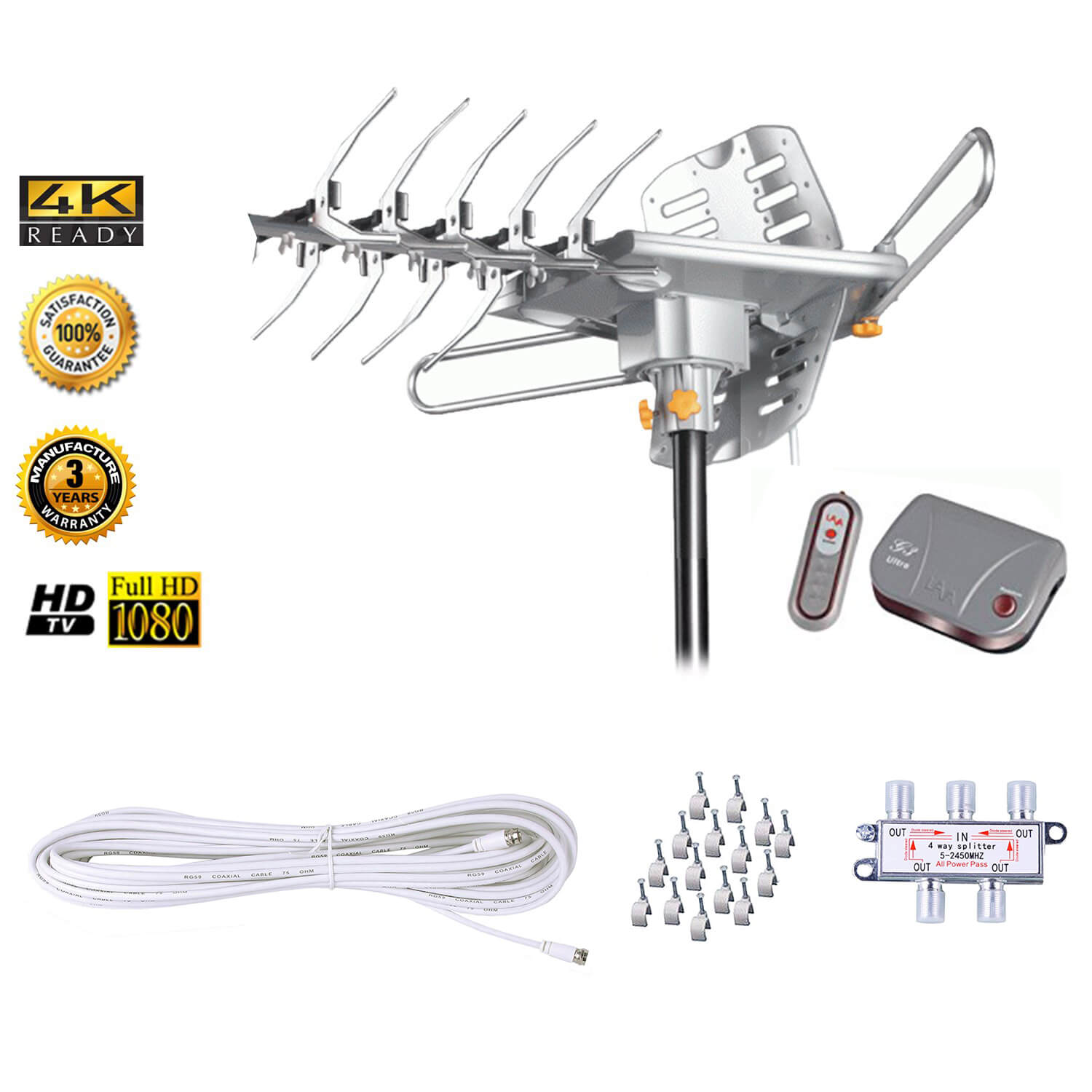 Openbox HD2605 150 Mile Ultra Remote Controlled 4K HDTV Long range