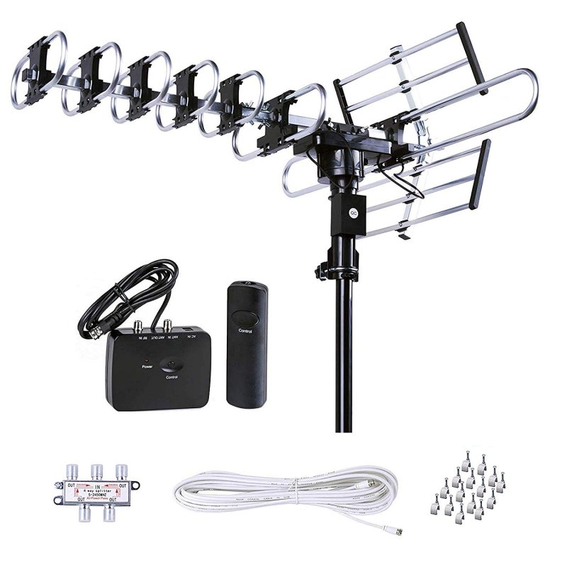 Five Star FSA1806 200 Mile Outdoor 4K HDTV Motorized Rotation Antenna