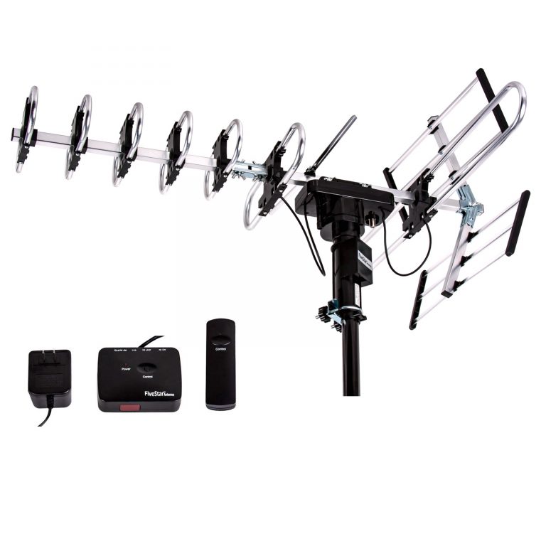 Five Star FSA-3806 200 Mile Outdoor 4K HDTV Remote Control Rotation Antenna Plus Installation Kit - Image 5