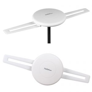 thumbnail image 2 of RV Omni-Directional Amplified TV/AM/FM Antenna With Distribution Plate - Roof Mount, Wing Style (White) 2 of 11