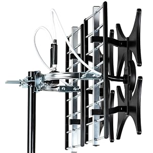 [Newest 2021] Five Star Multi-Directional 4V HDTV Antenna - up to 200 Mile Range