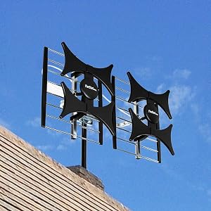 Five Star Multi-Directional 4V HDTV Antenna - up to 200 Mile Range